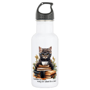 Bouteille D'eau Prêt Pour L'École Comme Un Patron