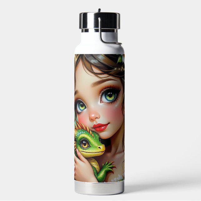 Bouteille D'eau Pretty  Fairy and Dragon Themed Girl's   (Gym)