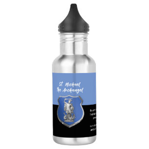 Bouteille D'eau Prière à l'Archange Saint Michel en pensant à vous