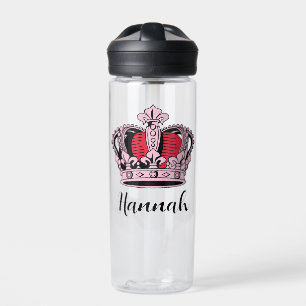 Bouteille D'eau Princess Queen Crown personnalisable