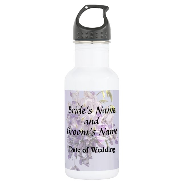 Bouteille D'eau Produits Mariages à base de glycine (Devant)