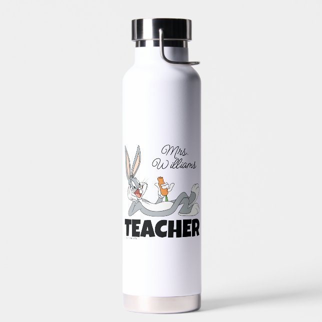 Bouteille D'eau Professeur de carottes à manger sur le sol de BUGS (Gauche)