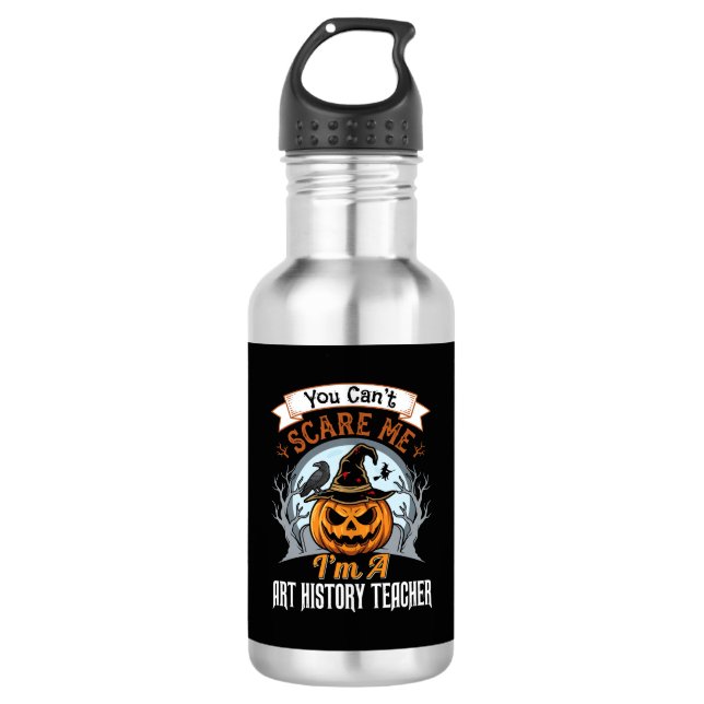 Bouteille D'eau Professeur d'histoire de l'art Halloween Design de (Devant)