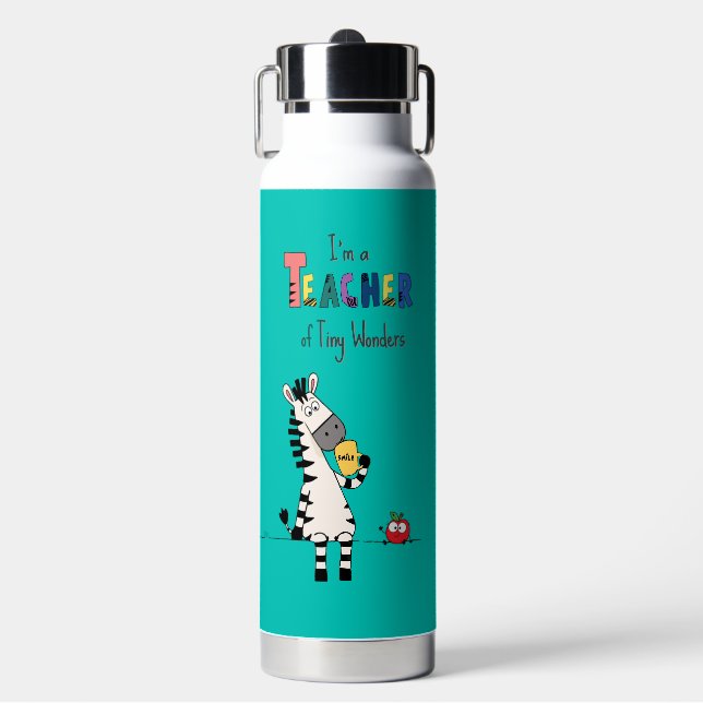 Bouteille D'eau Professeur Zèbre Mignon  (Salle de sport)