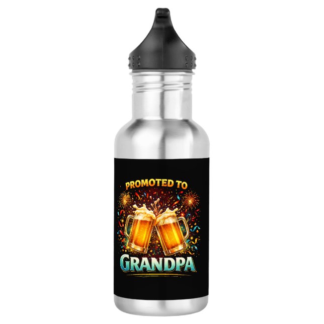 Bouteille D'eau Promu Grand-Père Futur (Droite)