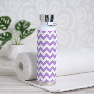 Bouteille D'eau Purple Zigzag, Purple Chevron, Motif géométrique