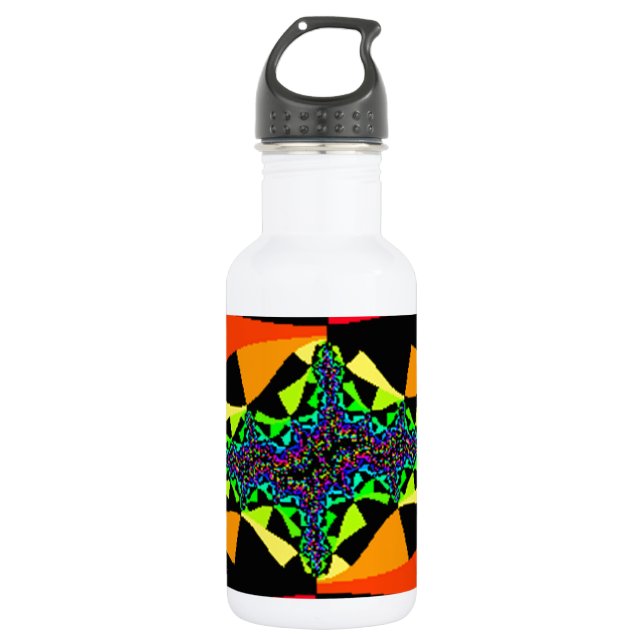 Bouteille D'eau Quasar de damier (Devant)