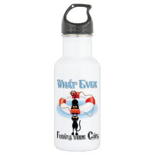 Bouteille D'eau Quoi de neuf flotte vos chats