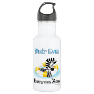 Bouteille D'eau Quoi qu'il flotte votre Zebra 3