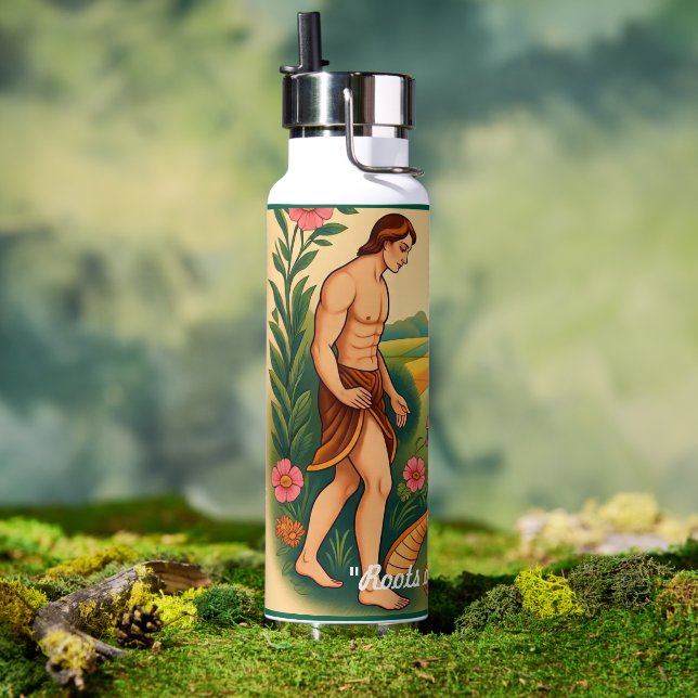 Bouteille D'eau "Racines Du Savoir" (Extérieur (pivotée))