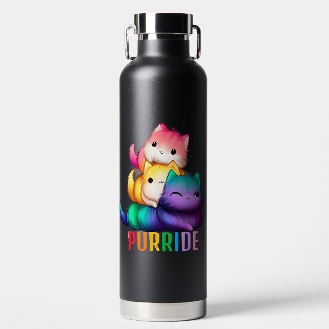 Bouteille D'eau Rainbow Cats Purride (Avant)