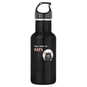 Bouteille D'eau Rat Joke Design for Fancy Rat Pet Owners