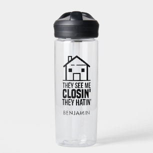 Bouteille D'eau Realtor Ils Me Voient Fermer Agent Immobilier Gag