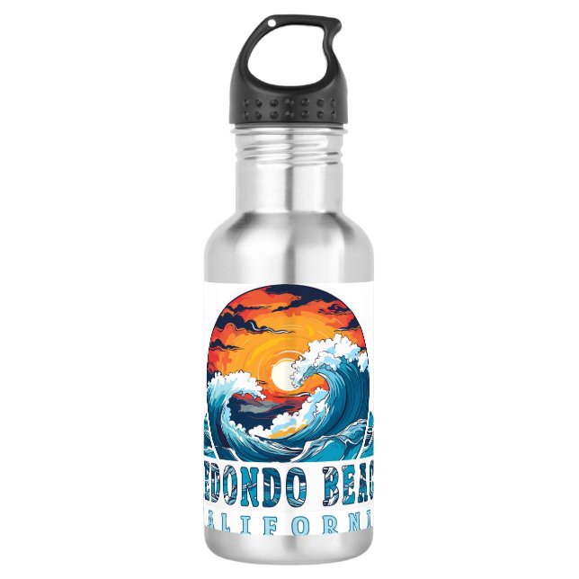 Bouteille D'eau Redondo Beach Californie (Devant)