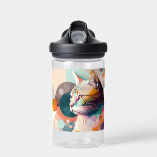 Bouteille D'eau Regal Chat dans les couleurs Prises Tumbler Therma