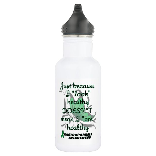 Bouteille D'eau "Regarde" Santé/Papillon...Gastroparesis (Droite)