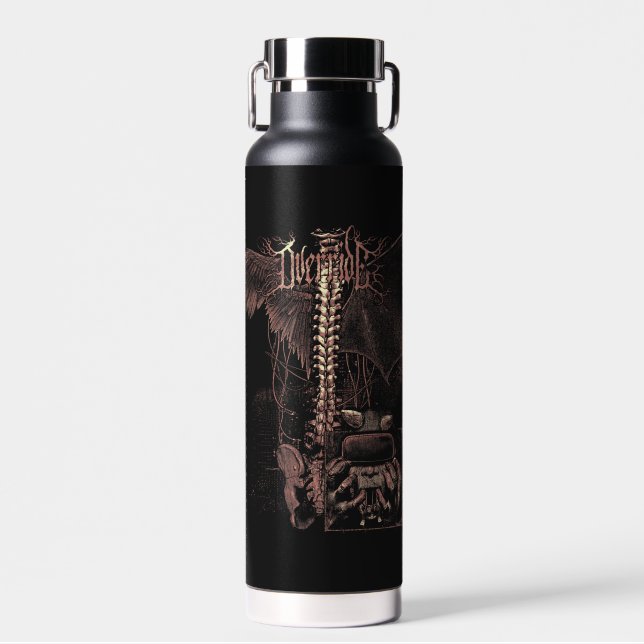 Bouteille D'eau Remplacer - Techno-Goth Streetwear Design (Avant)