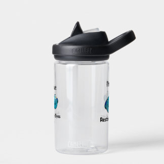 Bouteille D'eau Repos de mes yeux nom personnalisé blague personna