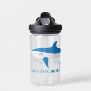 Bouteille D'eau Requin Mako bleu Whimsical