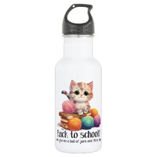 Bouteille D'eau Retour À L'École ? Donne-moi juste Yarn