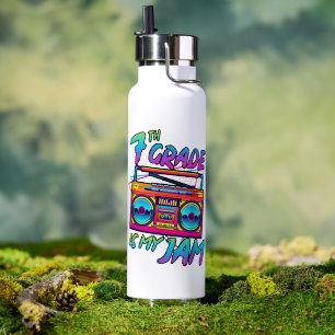 Bouteille D'eau Rétro 80s 7e année est mon truc retour à l'école