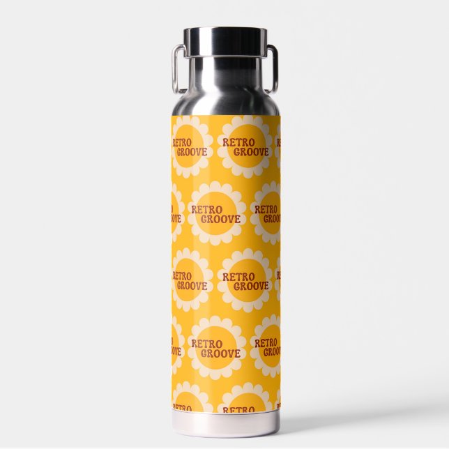 Bouteille D'eau Retro Groove Water Bottle (Avant)