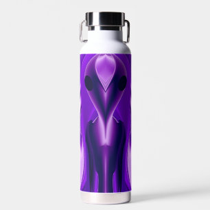 Bouteille D'eau Rêves arc-en-ciel violet 3D, Alien