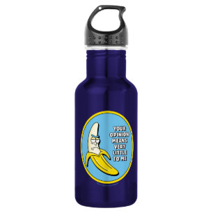 Bouteille D'eau RICK ET MORTY™ Insigne de brique banana