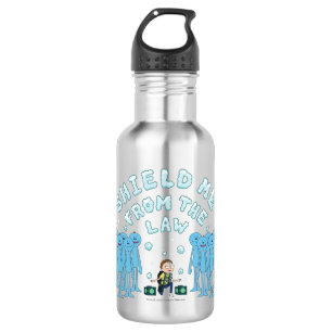 Bouteille D'eau RICK ET MORTY™ Protégez-Moi De La Loi