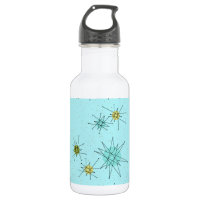 Robin's Oeuf Blue Starbursts Water Bottle