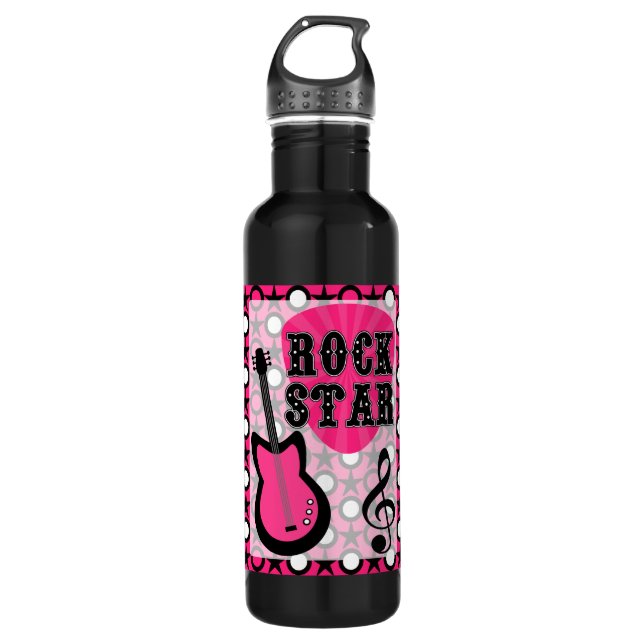 Bouteille D'eau Rock Star (Devant)