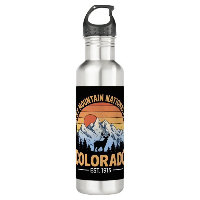 Bouteille D'eau Rocky Mountain National Park Tumbler Travel (Devant)