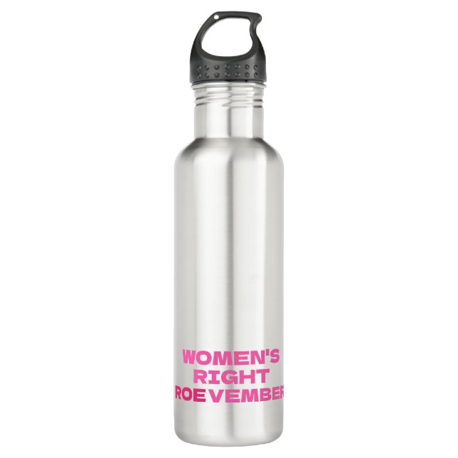 Bouteille D'eau ROEVEMBER Femme droite Pro Choice Abortion (Devant)