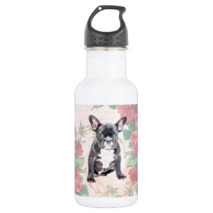Bouteille D'eau Rose de Valentine Bulldog