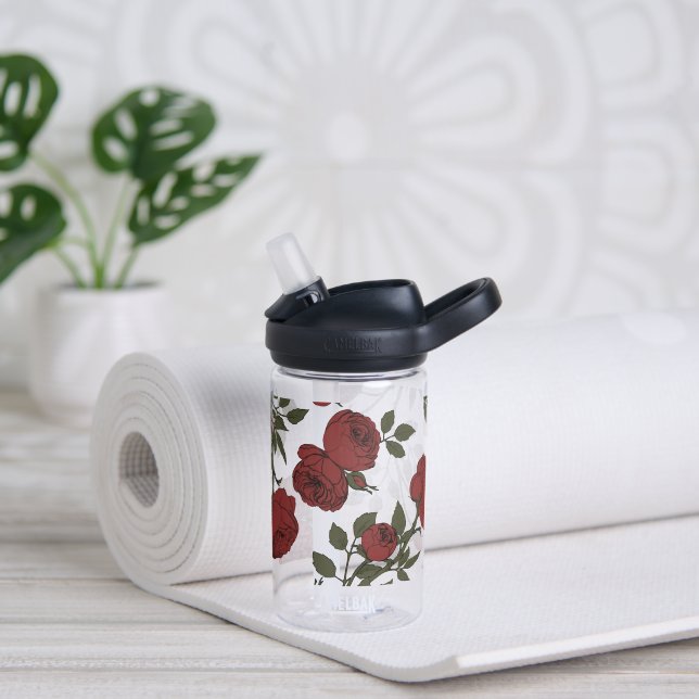 Bouteille D'eau Rose Florentina (Yoga (pivoté))