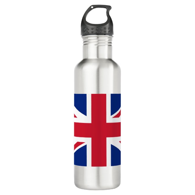 Bouteille D'eau Royaume-Uni (British Flag) (Union Jack) (Royaume-U (Devant)