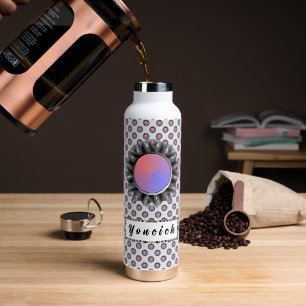 Bouteille D'eau Ruban de disque noir par Kenneth Yoncich