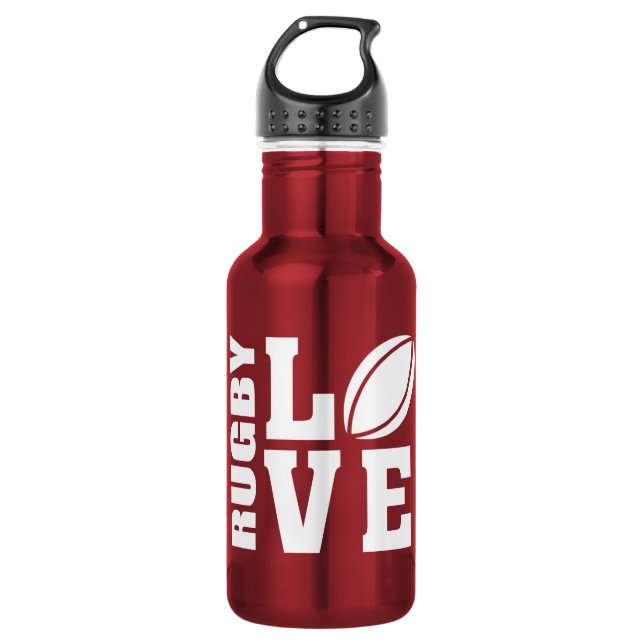 Bouteille D'eau Rugby Love (Devant)