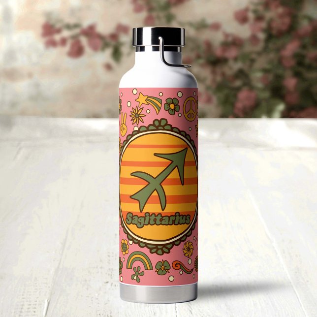 Bouteille D'eau Sagittaire Groovy Personnalisé (Créateur téléchargé)