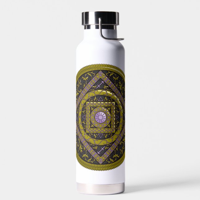 Bouteille D'eau Sagittaire Mandala (Gauche)