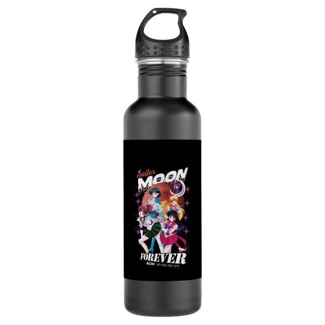 Bouteille D'eau Sailor Moon Anime Vin age Kawaii Design sans manch (Devant)