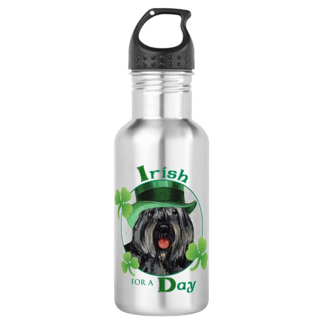 Bouteille D'eau Saint Patrick's Day Bouvier (Devant)