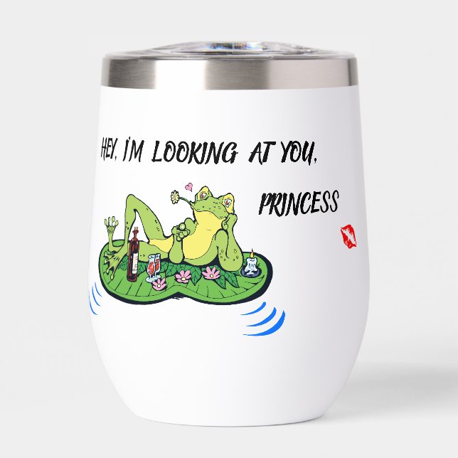 Bouteille d'eau Saint-Valentin Amour drôle Baiser  (Avant)