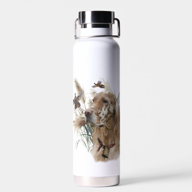Bouteille D'eau Saison de chasse aux faisans (Arrière)