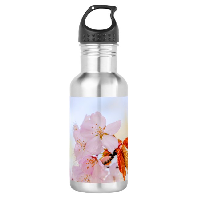 Bouteille D'eau Sakura - Fleur de cerisier japonaise (Devant)