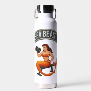 Bouteille D'eau Salle de sport de bête marine Sirène   Équipement 