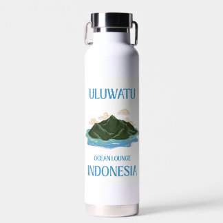 Bouteille D'eau Salon de l'océan de luxe sur la falaise d'Uluwatu