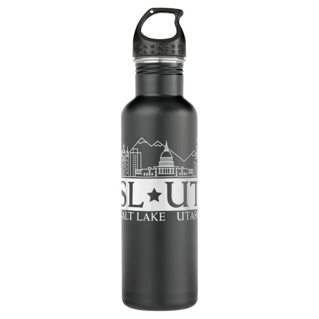 Bouteille D'eau Salt Lake City Utah UT Hometown Home State Pride  (Devant)