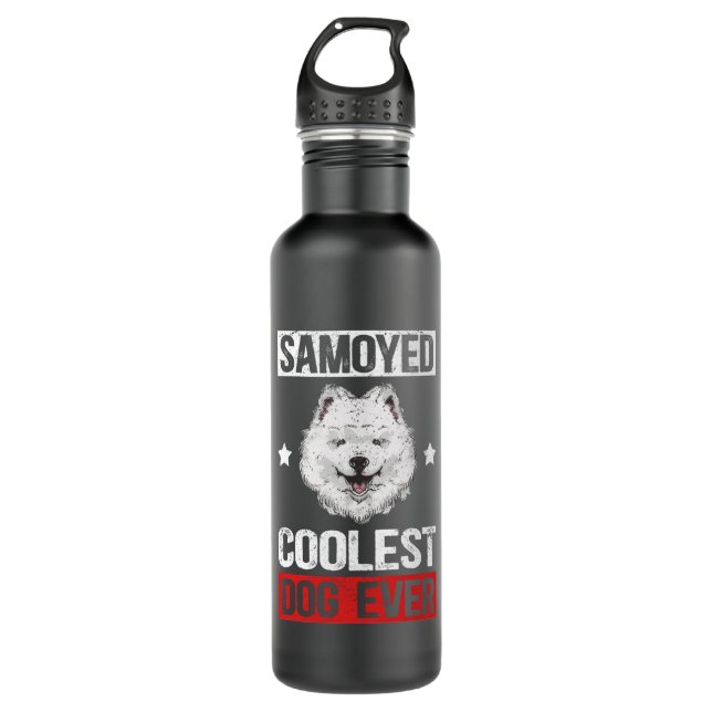 Bouteille D'eau Samoyed Coolest Chiens Propriétaire Chien Samoyeds (Devant)