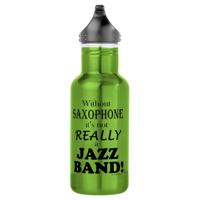 Bouteille D'eau Sans Saxophone - Jazz Band (Droite)